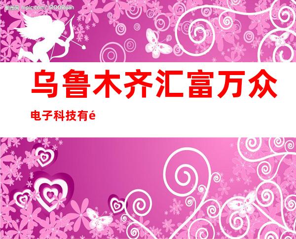 乌鲁木齐汇富万众电子科技有限公司