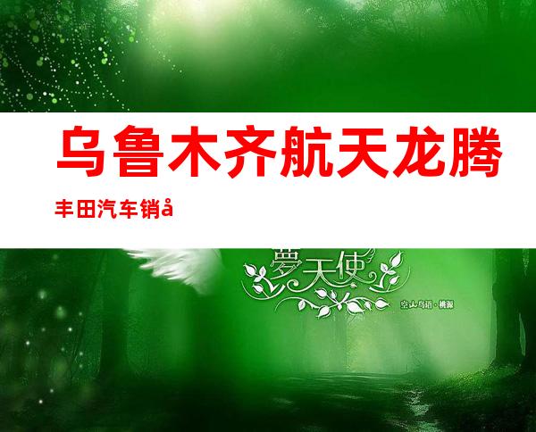乌鲁木齐航天龙腾丰田汽车销售服务有限公司