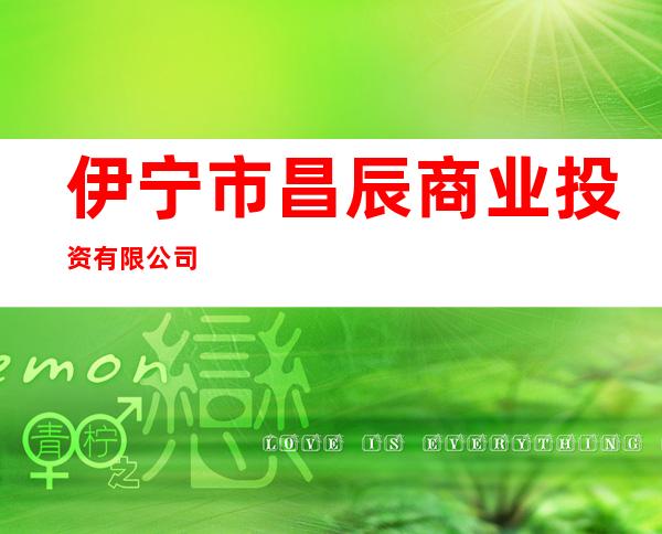 伊宁市昌辰商业投资有限公司