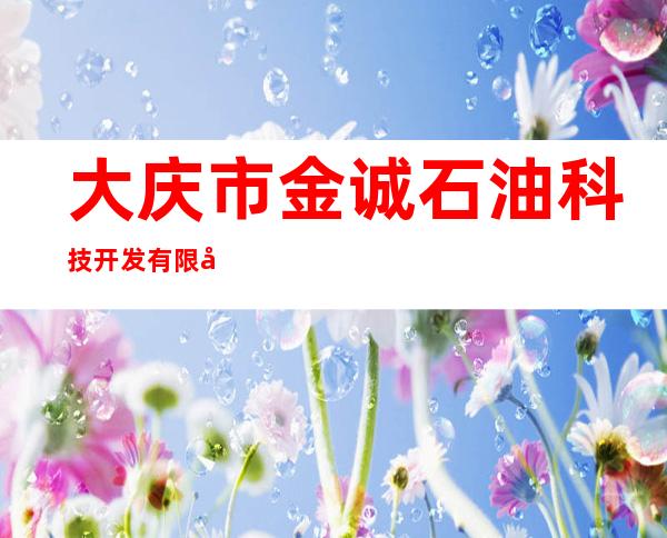 大庆市金诚石油科技开发有限公司