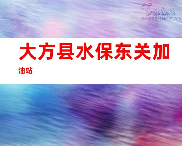 大方县水保东关加油站