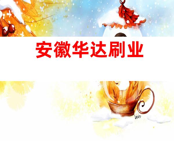 安徽华达刷业
