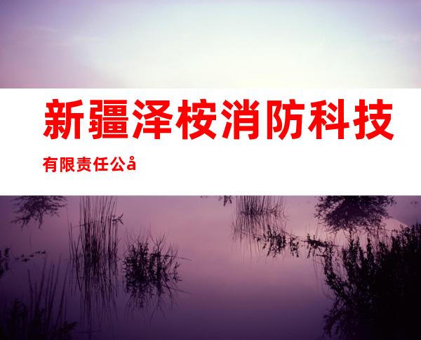 新疆泽桉消防科技有限责任公司