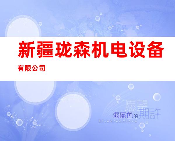 新疆珑森机电设备有限公司