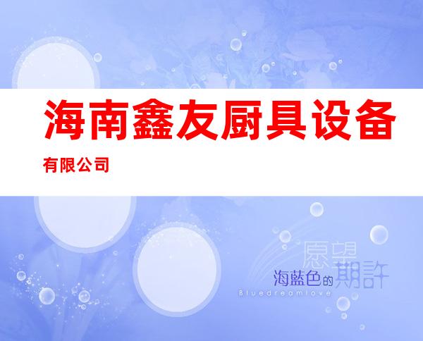 海南鑫友厨具设备有限公司