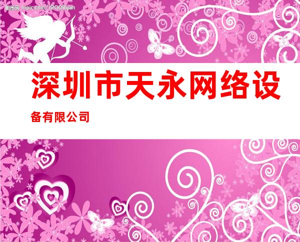 深圳市天永网络设备有限公司