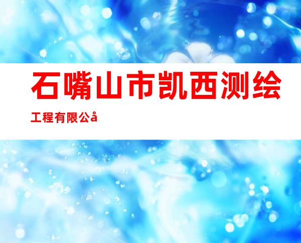 石嘴山市凯西测绘工程有限公司