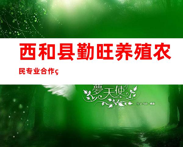 西和县勤旺养殖农民专业合作社